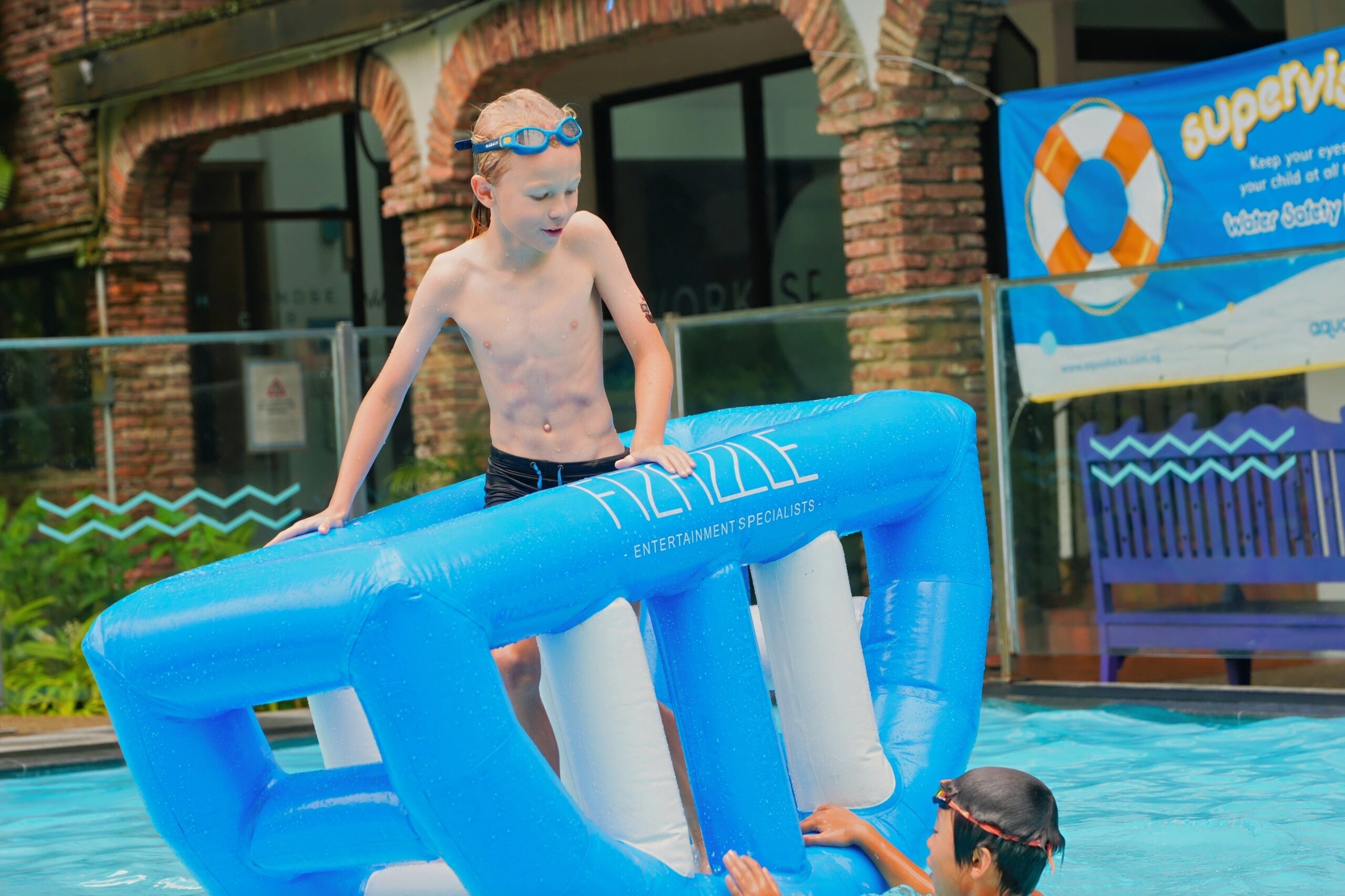 Fizazzle. Pool Party in Singapore. Splash Party in Singapore. Floats for rent in Singapore. Party planner.